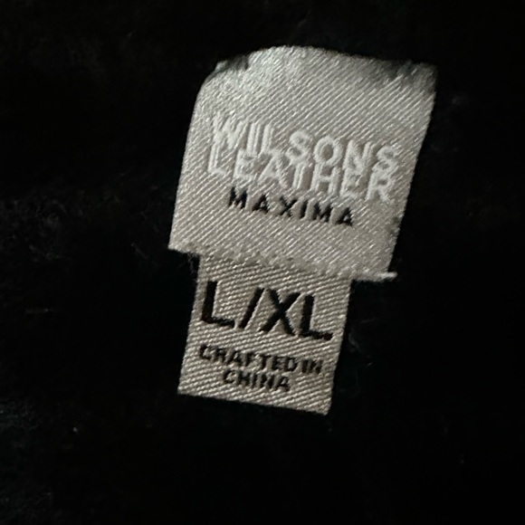 Wilson’s Leather Rabbit Fur Mesh Bolero Jacket Black Women’s Size L/XL. - Picture 2 of 11